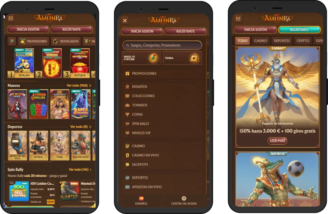 Amunra Casino: Versión Móvil Amunra Casino: Versión Móvil